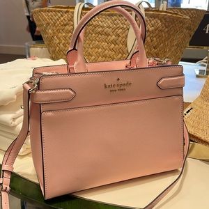 Kate Spade Staci Medium Satchel Chalk Pink